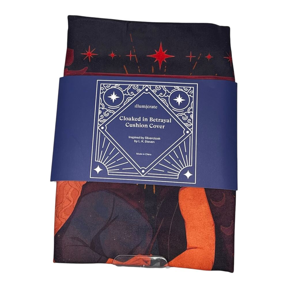 Illumicrate Silvercloak Cushion Cover – L.K. Steven August 2025 Exclusive Item